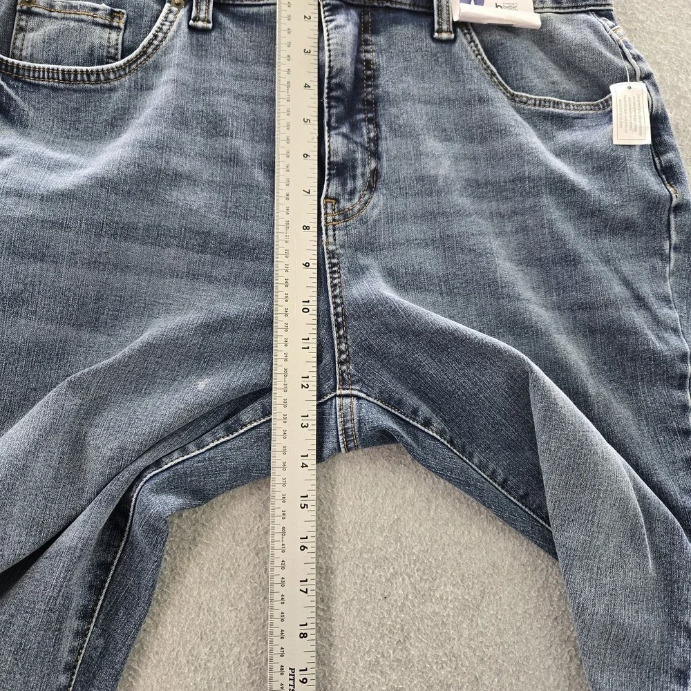 Time And Tru Women Jeans 14 Blue Denim High Rise Curvy‎ Skinny 29